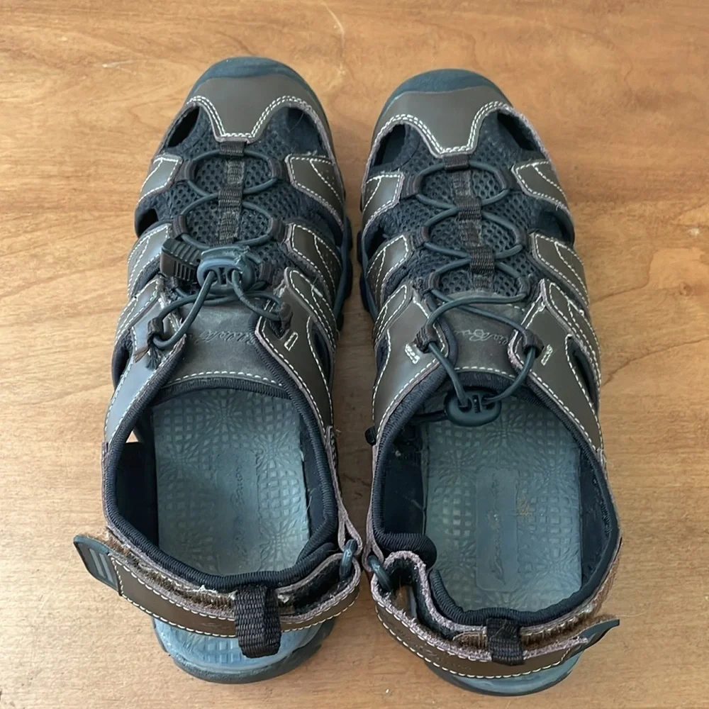 Eddie Bauer Men's Stewart Leather Fisherman Sandal - 9M